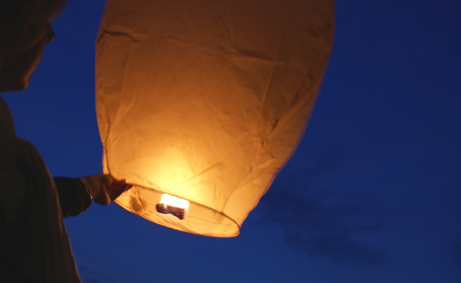 Sky lantern (lanterne volante)