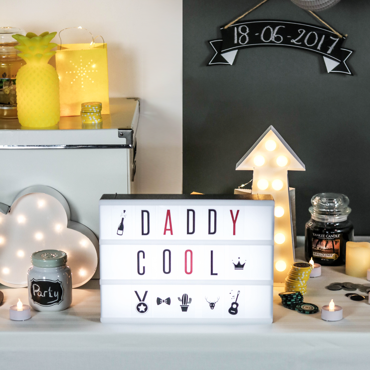 lightbox box lumineuse lettres