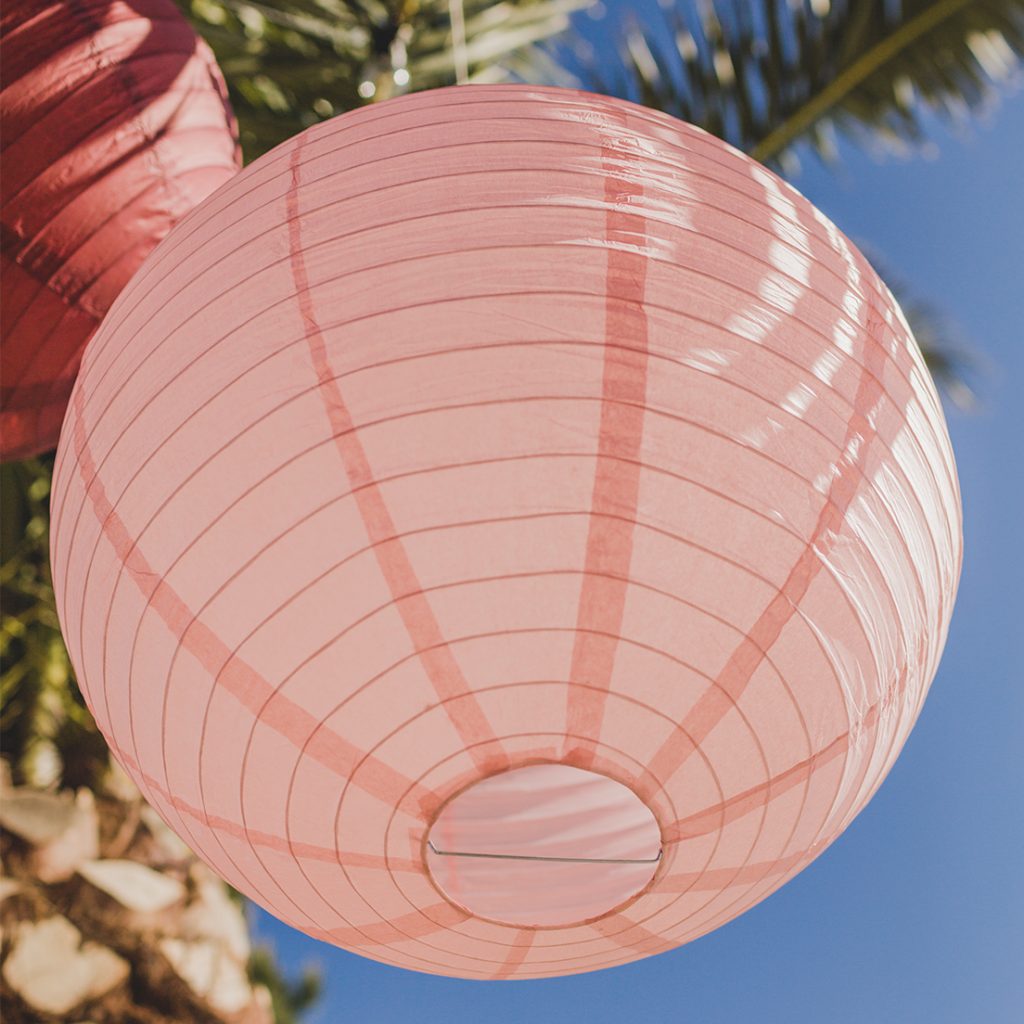 boules pour déco tropicale de mariage