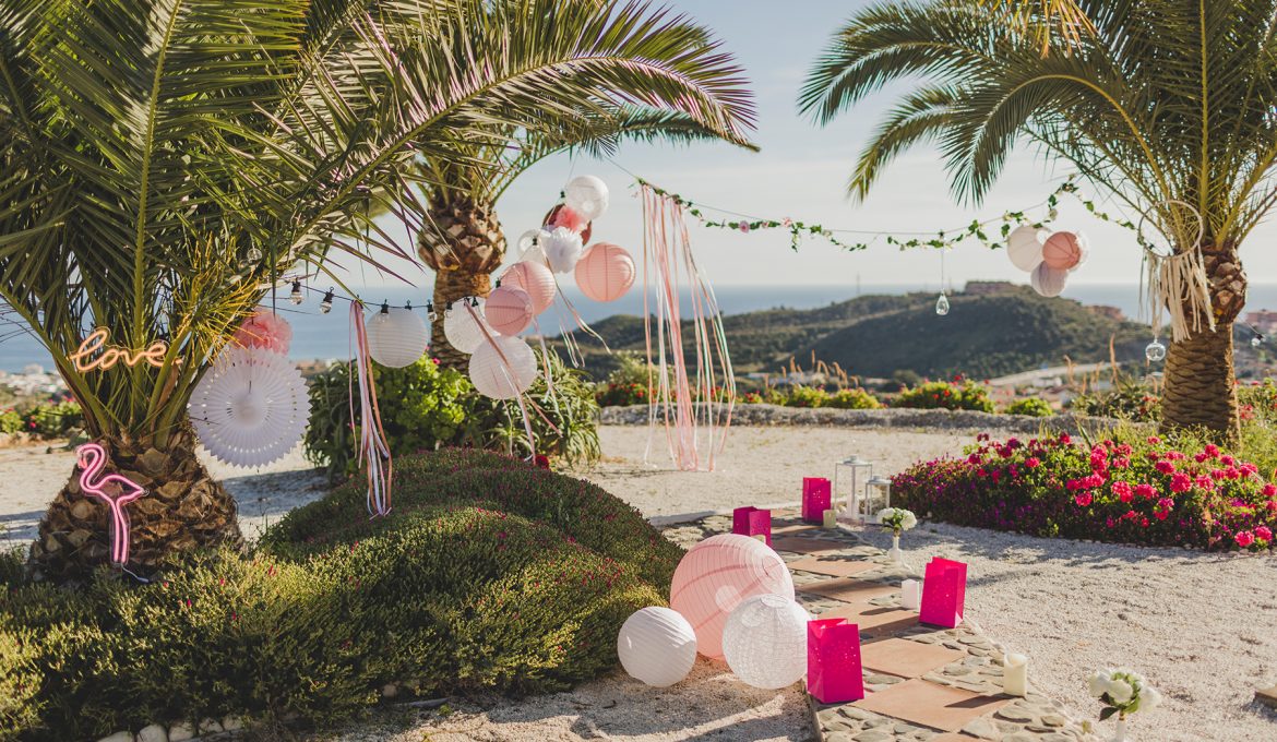 Mariage Bohème : la tendance déco Pink Shabby