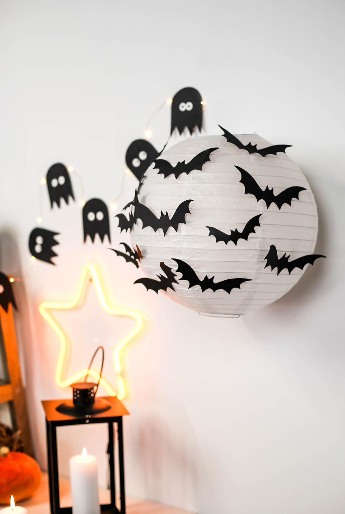 boule diy halloween bat chauves souris customiser japonaise décoration