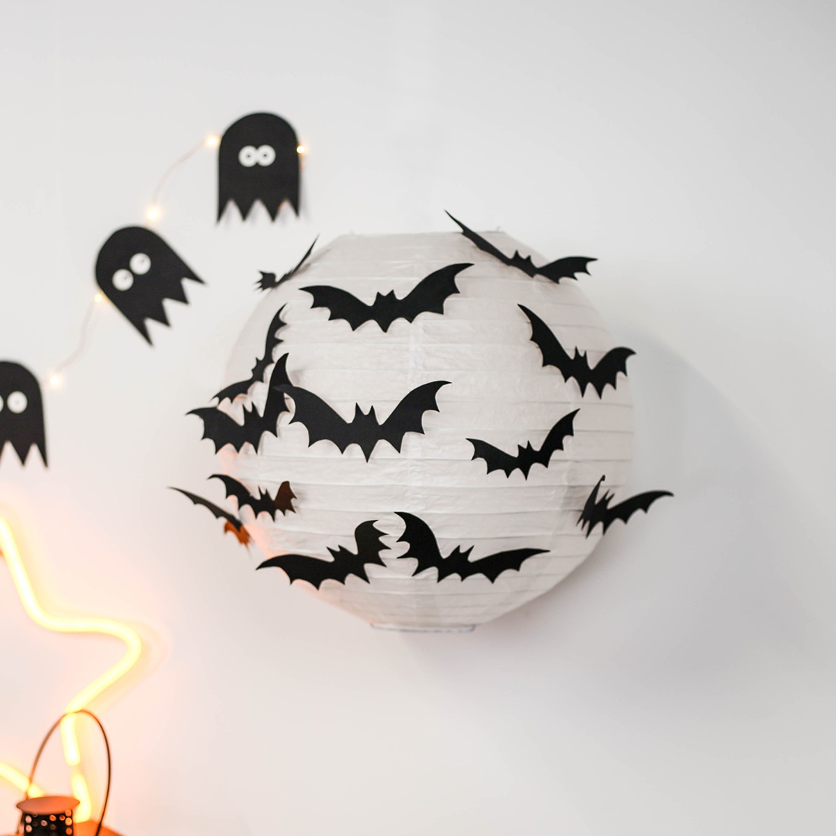 diy deco boule japonaise chauve souris