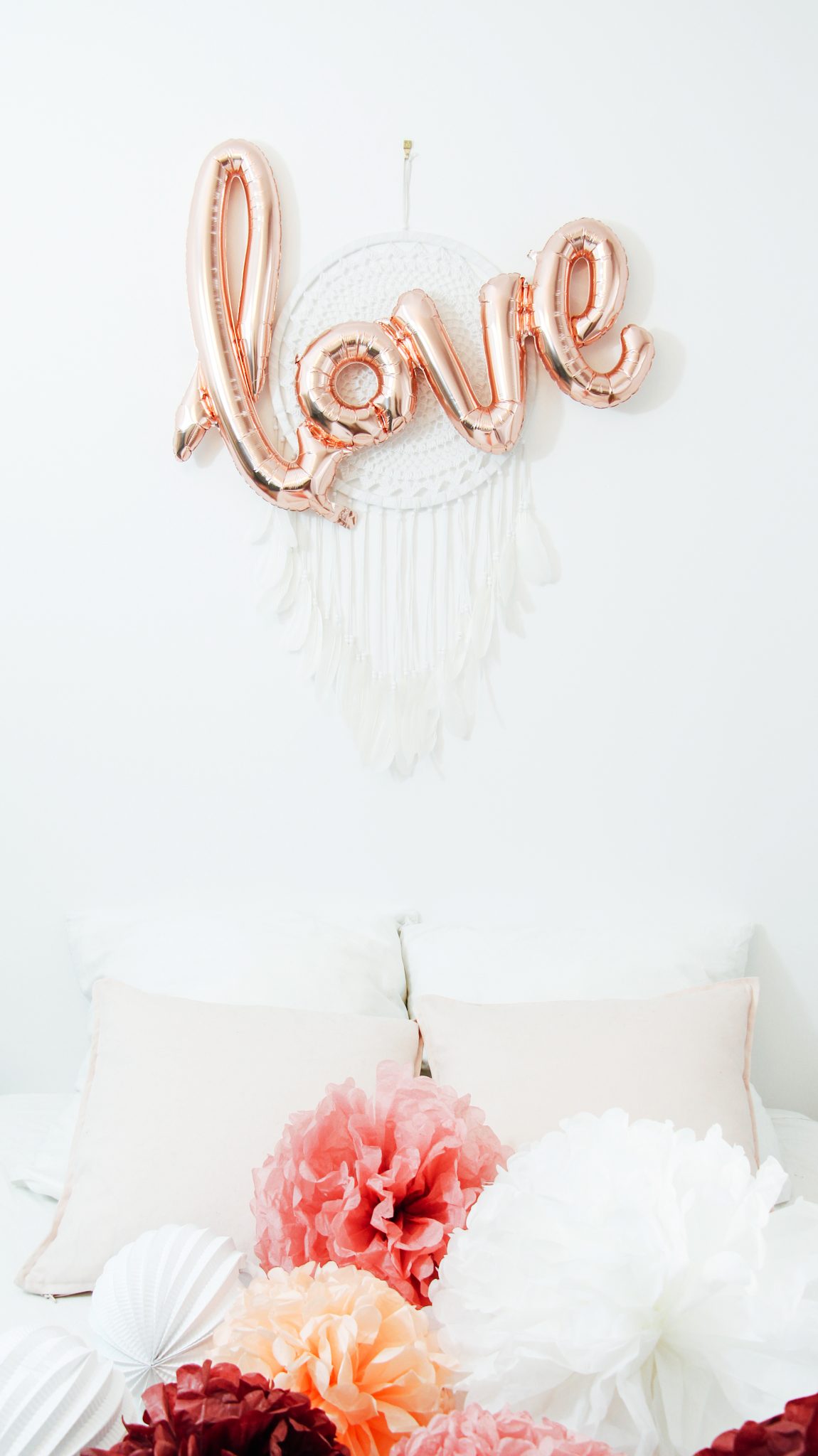 ballon love déco femme tendance girly