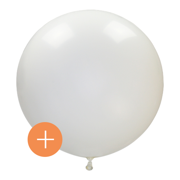 ballon blanc geant latex