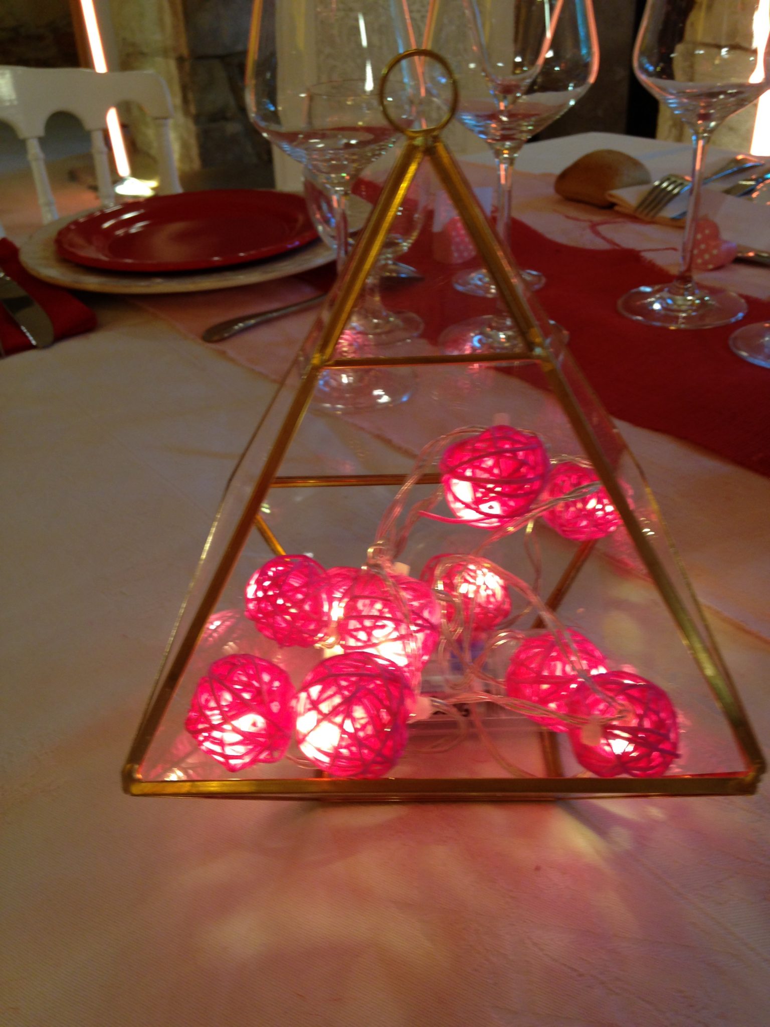 guirlande led rose lumineuse table mariés au premier regard m6 2017 saison 2