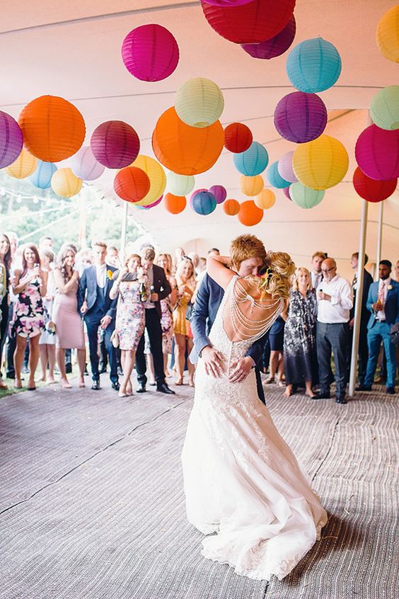 déco mariage 2018 multicolore 2019 tendances idées inspiration