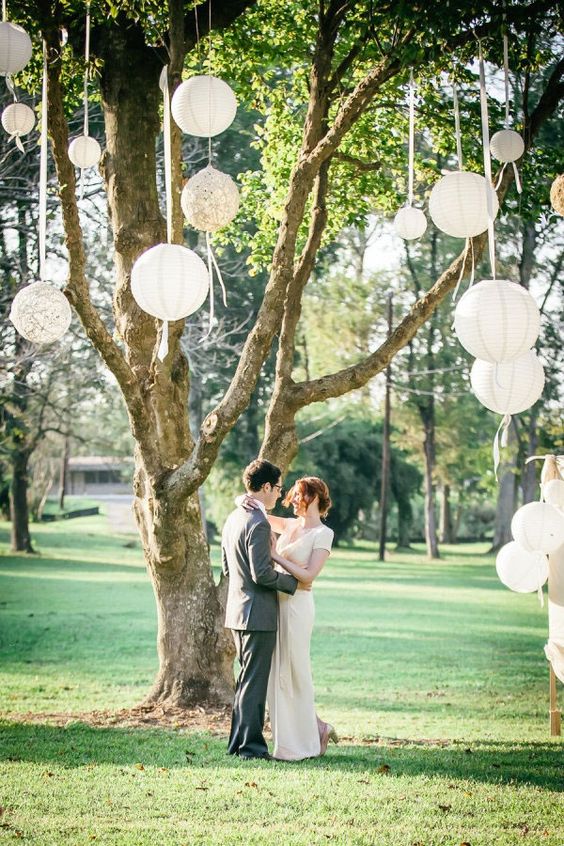 mariage champêtre tendances décoration 2018 boules japonaises