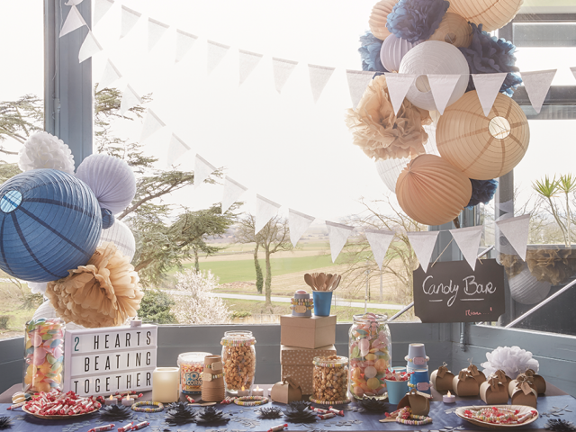 candy bar mariage décorartion bleu navy wedding decor