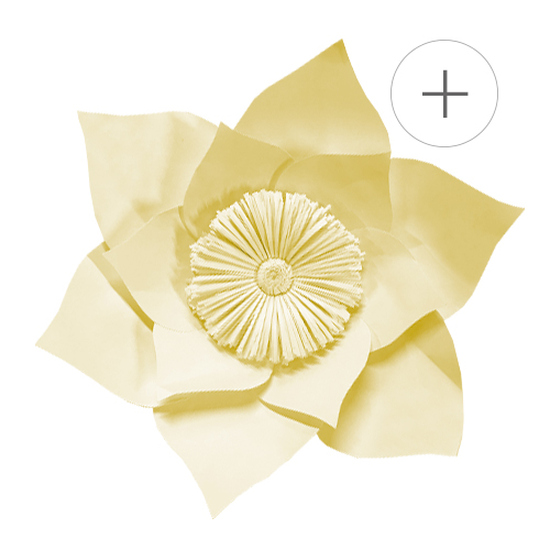 acheter fleur papier jaune deco mariage tendances 2019