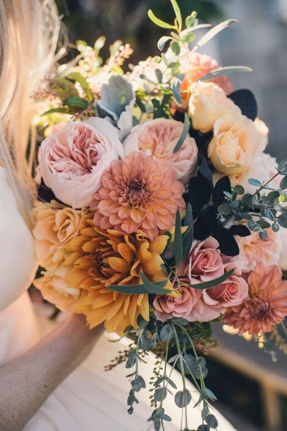 bouquet mariée mariage 2019 tendance couleurs