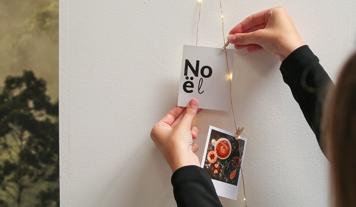 DIY sapin de Noël avec les photos CHEERZ