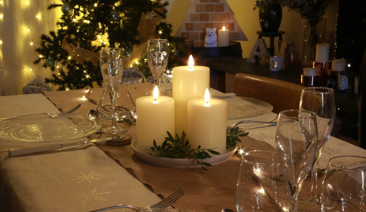 Idées de décoration de tables de noël