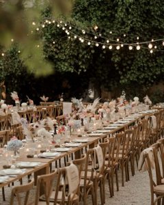 décoration avec une guirlande led