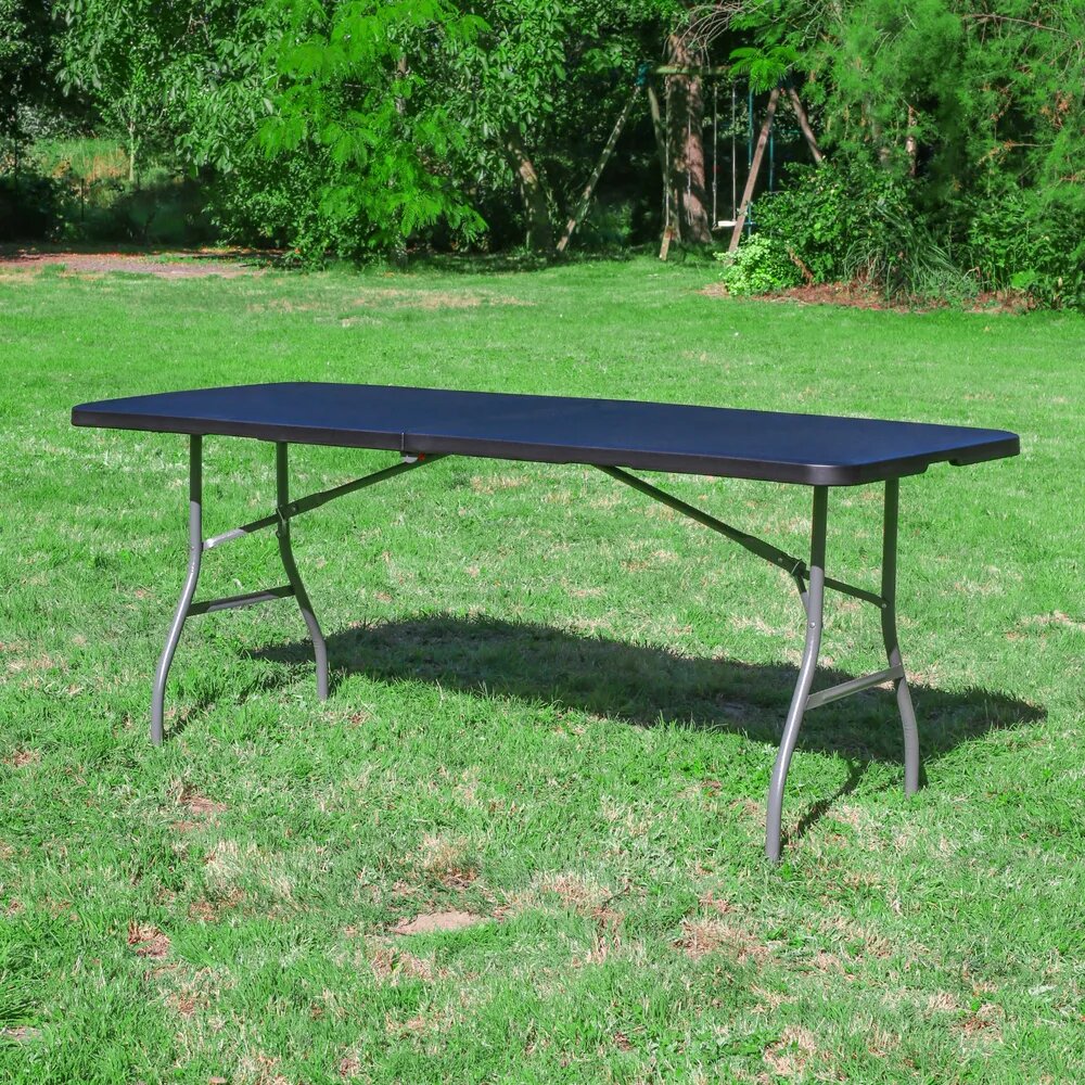 table de jardin pliante noire