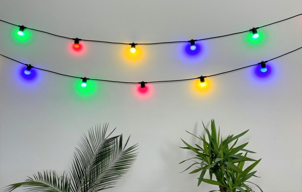 guirlande lumineuse multicolore pour interieur 