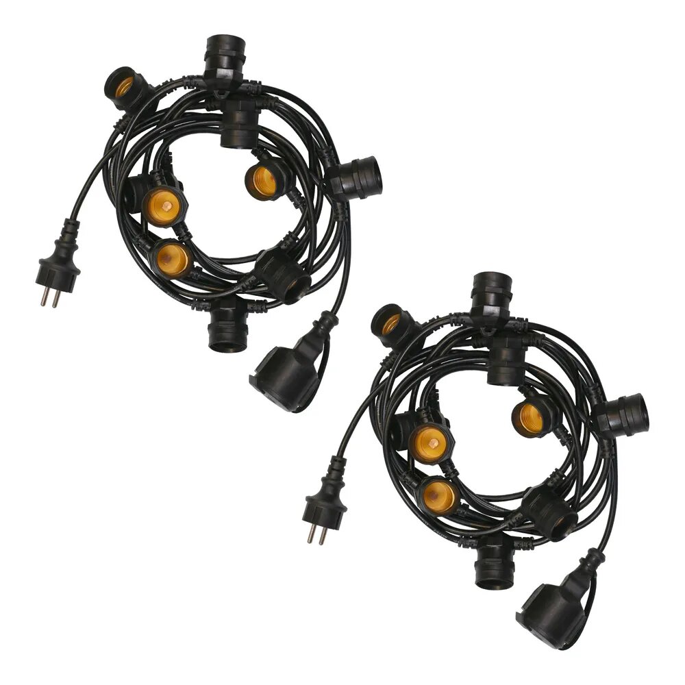 cable rallonge noir pour guirlande lumineuse 