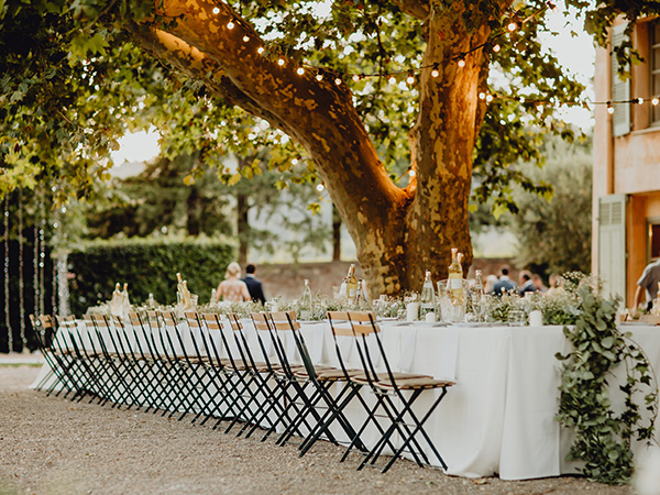 table décorée pour un mariage