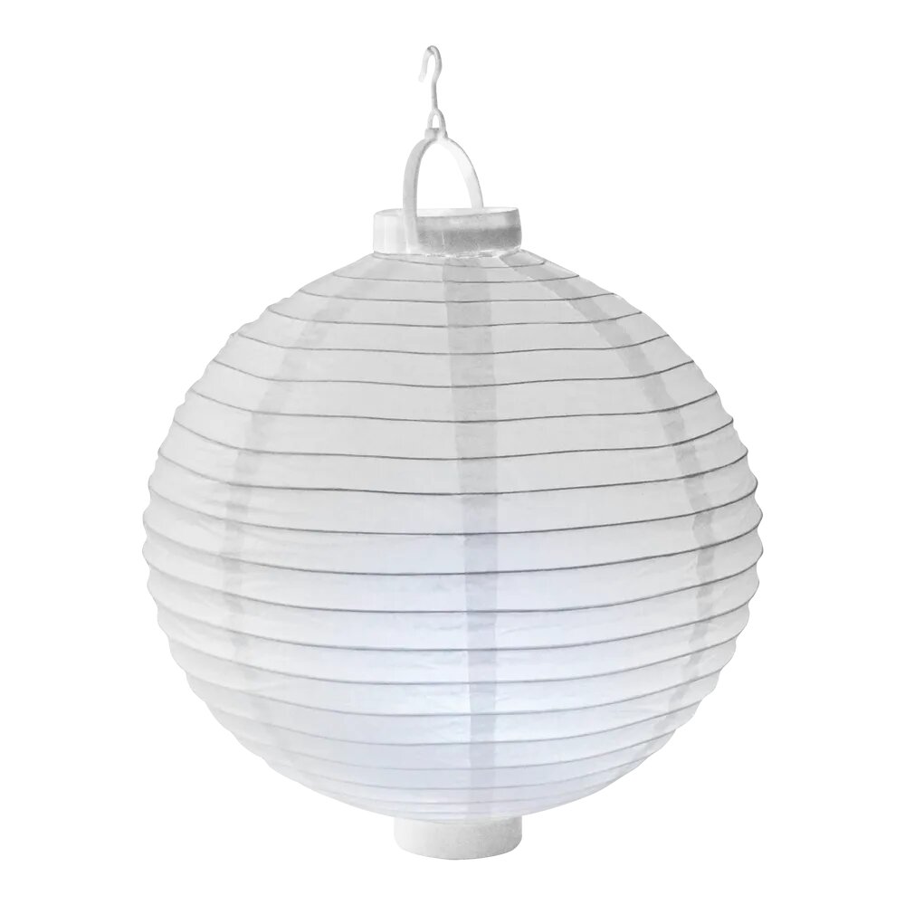 lampion led blanc a suspendre 30cm 