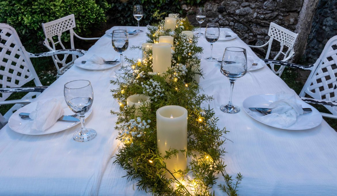 Quelques idées pour créer une décoration de table de mariage !
