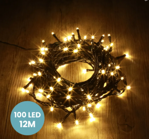 Magnifique lanterne guirlande led pour la maison cable noir